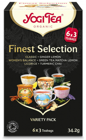 Sucuri - Selectie de ceaiuri bio Finest Selection, 34.2g Yogi Tea
