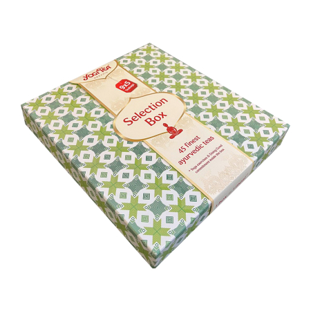 Ceaiuri, Cafea si Inlocuitori - Selection Box - Cutie cu selectie de ceaiuri ecologice 9x5 pliculete (88,5g) Yogi Tea