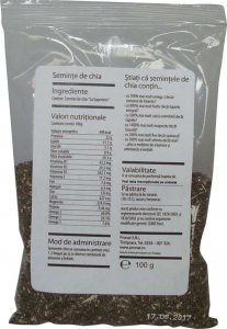 Seminte de chia, 100g Pronat [1]