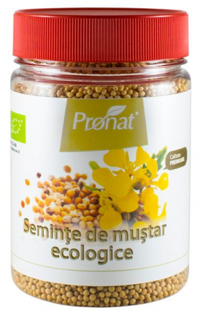 Condimente - Seminte de mustar bio, 180g Pronat