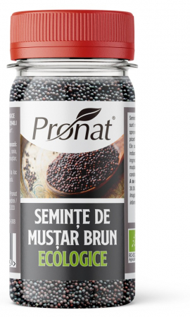 Condimente - Seminte de mustar brun bio 60g Pronat