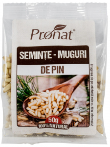 Seminte, fructe uscate, samburi - Seminte muguri de pin (samburi de cedru), 50g Pronat