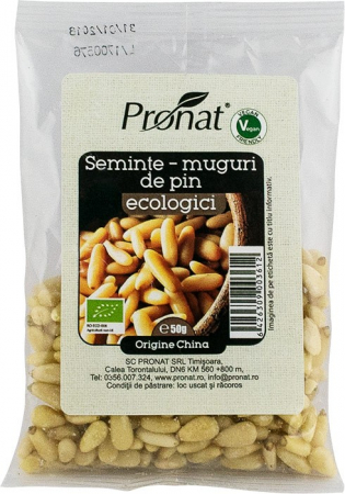 Alimente - Seminte muguri de pin bio, 50g