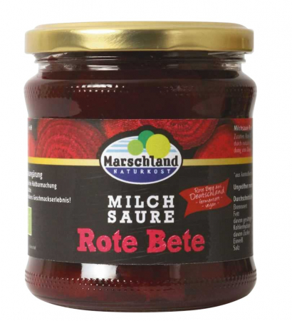 Tendinte - Sfecla rosie bio fermentata, 330 g Marschland Naturkost