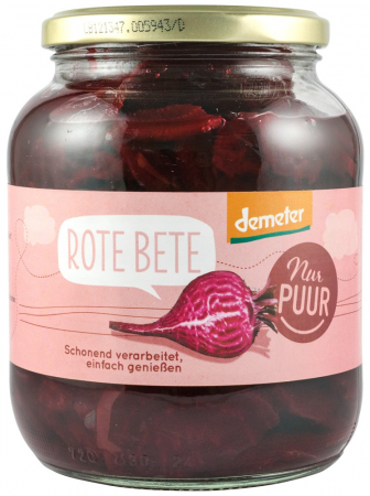Conserve, Pateuri, creme tartinabile - Sfecla rosie bio si demeter, 680g Nur Puur
