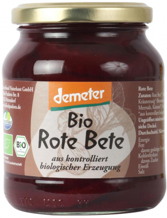Conserve, Pateuri, creme tartinabile - Sfecla rosie murata bio si demeter, 330g / 220g Marschland Naturkost