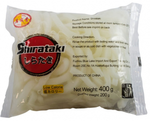 Specialitati si produse asiatice - Shirataki taitei lati (Udon) din faina de konjac, 400g