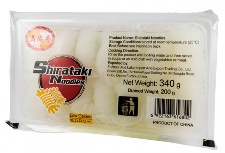 Specialitati si produse asiatice - Shirataki taitei rulati din faina de konjac, 340g
