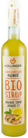 Sucuri - Sirop bio din ghimbir si lamaie, 500ml Hollinger