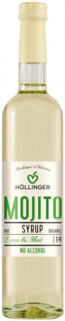Sucuri de fructe - Sirop bio mojito 1:9 lime si menta, fara alcool, 500ml Hollinger