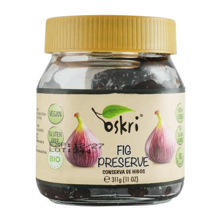 Produse vegan si de post - Smochine bio conservate , 311g Oskri