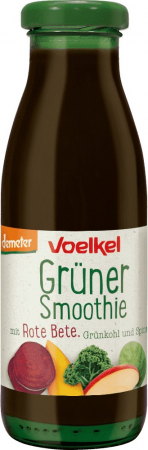Tendinte - Smoothie verde bio si demeter cu sfecla rosie, varza kale si spanac, 250ml Voelkel