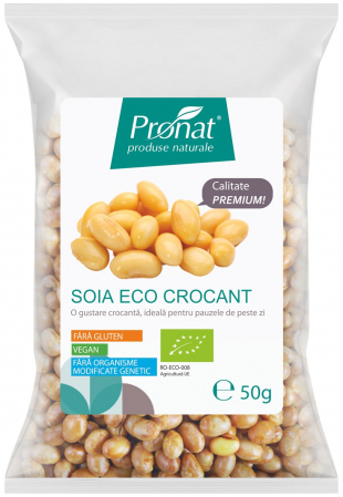 Snacksuri - Soia bio crocant, 50g Pronat