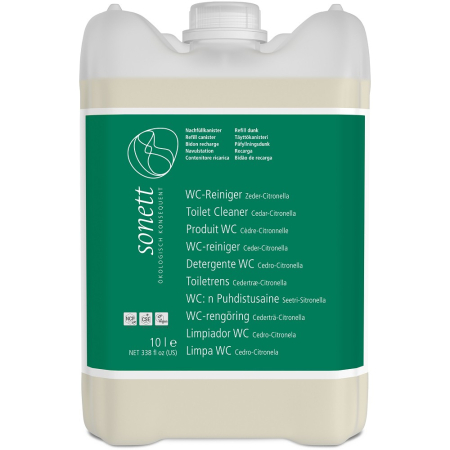 Produse pentru curatenia casei - Solutie ecologica pentru curatat toaleta cu cedru si lamaita