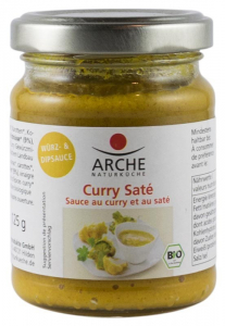 Specialitati si produse asiatice - Sos bio de curry, 125g Arche