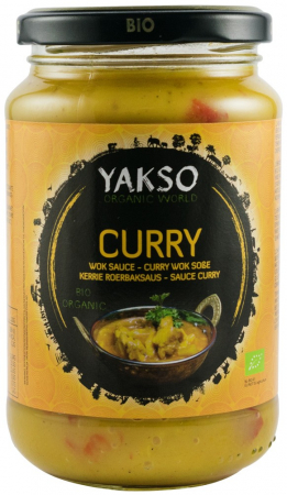 Alimente - Sos bio de curry pentru wok, 350g Yakso