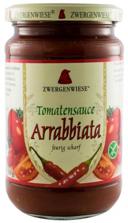 Fara lactoza - Sos bio de rosii Arrabbiata 340g Zwergenwiese