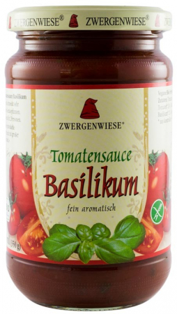 Sosuri, Ketchup - Sos bio de rosii Basilikum 340g Zwergenwiese