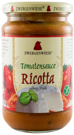 Vegetariana - Sos bio de rosii cu ricotta 340g Zwergenwiese