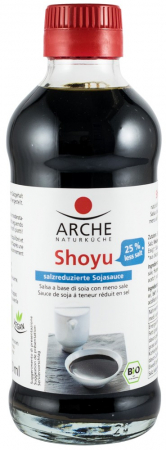 Alimente - Sos bio de soia Shoyu, 25% mai putina sare 250ml Arche