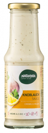Sosuri, Ketchup bio - Sos bio de usturoi, 210ml Naturata