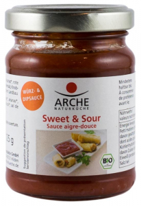 Specialitati si produse asiatice - Sos bio dulce-acrisor, 125g Arche