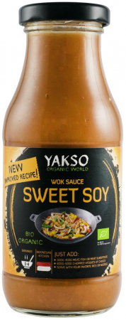 Alimente - Sos bio dulce din soia pentru wok, 240ml Yakso