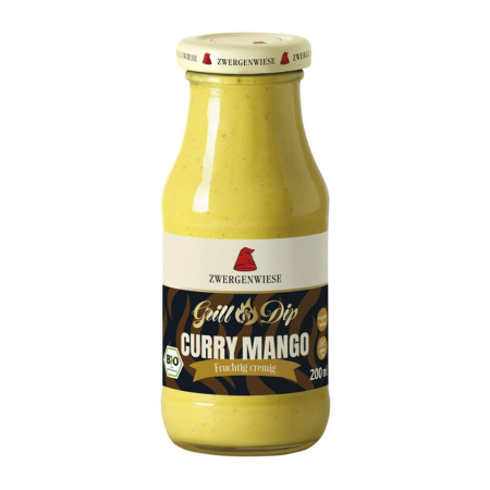 Alimente - Sos bio Grill&Dip curry-mango, 200 ml Zwergenwiese