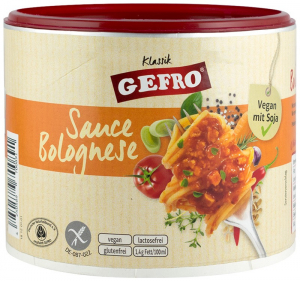 Semipreparate - Sos bolognese vegan, cu soia, 240g Gefro