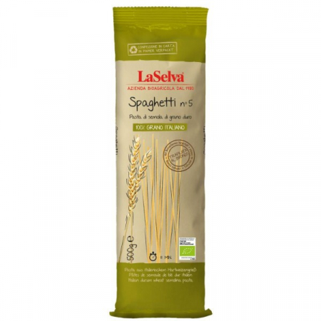 Tendinte - Spaghete bio din grau dur nr.5, 500g LaSelva