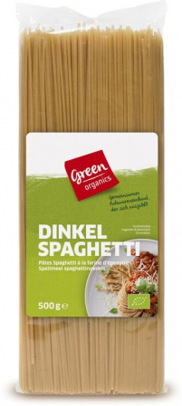 Paste - Spaghetti bio din grau spelta, 500g Green Organics