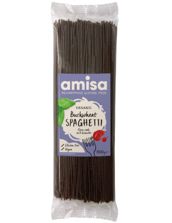 Paste - Spaghetti din hrisca integrala eco 500g AMISA