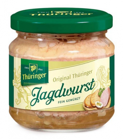 Produse din carne - Specialitate din carne de porc condimentata fin, 160g Thuringer