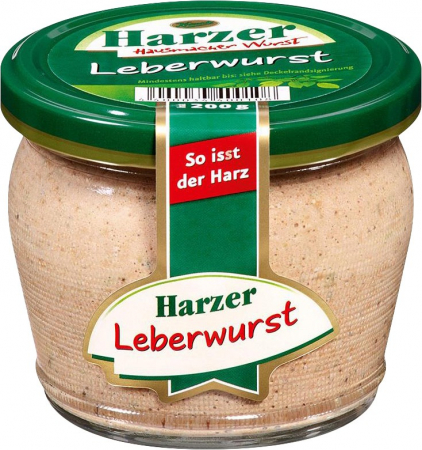 Produse din carne - Specialitate din carne de porc, cu ficat, 200g Harzer
