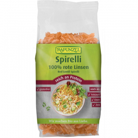 Fara gluten - Spirelli din linte rosie fara gluten