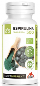 Suplimente si Remedii - Spirulina bio 500mg, 90g Dieteticos Intersa