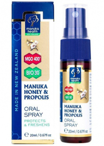 Spray oral miere de Manuka MGO 400+ UMF 13+ cu Propolis (20ml) [1]