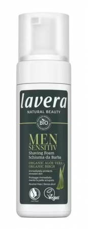 Ingrijire personala - Spuma de ras bio cu aloe vera si mesteacan, 150ml Lavera