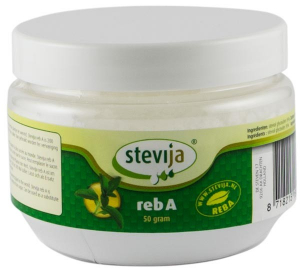 Zahar si indulcitori - Stevija Reb A Indulcitor pudra din stevie, foarte concentrat, 50g