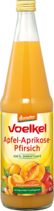 Sucuri - Suc bio de mere, caise si piersici, 700ml Voelkel