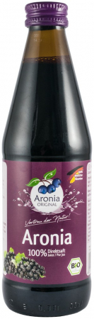 Sucuri pure 100% din superfructe - Suc bio pur de aronia, 0,33l Aronia Original