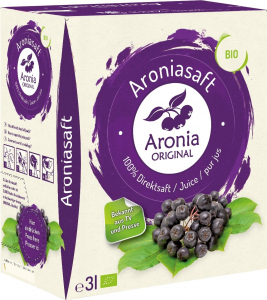 Suc bio pur de aronia, 100% suc, 3l Aronia Original [1]