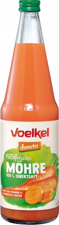 Sucuri de legume - Suc bio si demeter de morcovi, proaspat presat, 700ml Voelkel