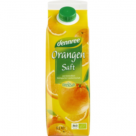 Sucuri din fructe si legume bio - Suc de portocale ecologic 1L