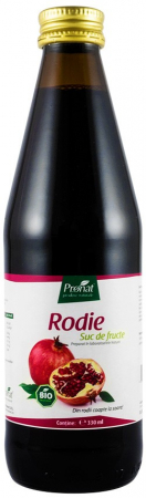 Suplimente si Remedii - Suc de rodie 100%, bio, 330ml Medicura