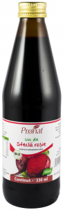 Suplimente si Remedii - Suc de sfecla rosie, 100%, bio, 330ml Medicura