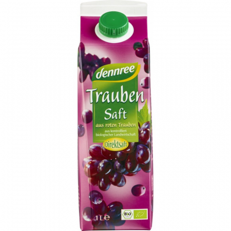 Sucuri din fructe si legume bio - Suc de struguri rosii bio