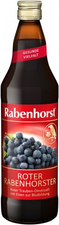 Sucuri - Suc de struguri rosii cu fier 750ml Rabenhorst