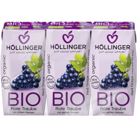 Sucuri din fructe si legume bio - Suc de struguri rosii ecologici