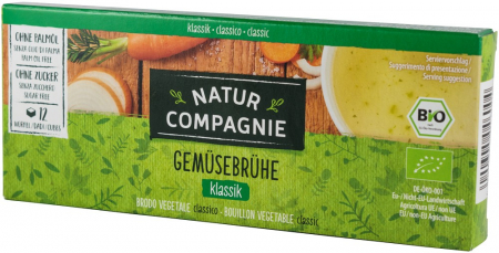Tendinte - Supa bio concentrata de legume, 12 cuburi Natur Compagnie